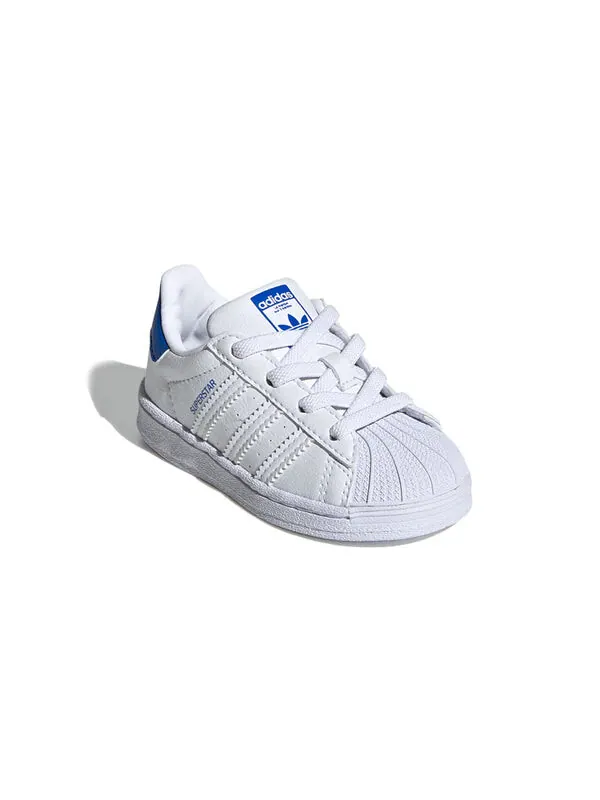 Кроссовки оригиналы суперзвезда el i Adidas — изображение 3 из 4, белый/синий