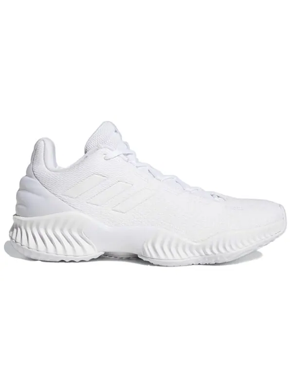 Кроссовки pro bounce 2018 низкие Adidas — изображение 2 из 4, белый