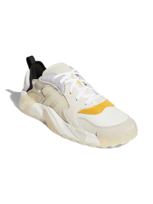 Кроссовки стритбол низкие Adidas — изображение 3 из 4, белый/коричневый