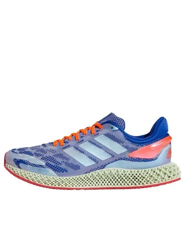 Кроссовки 4d run 1.0 Adidas — изображение 1 из 4, синий/оранжевый