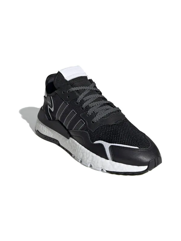 Кроссовки ночные джоггеры Adidas — изображение 3 из 4, черный/белый