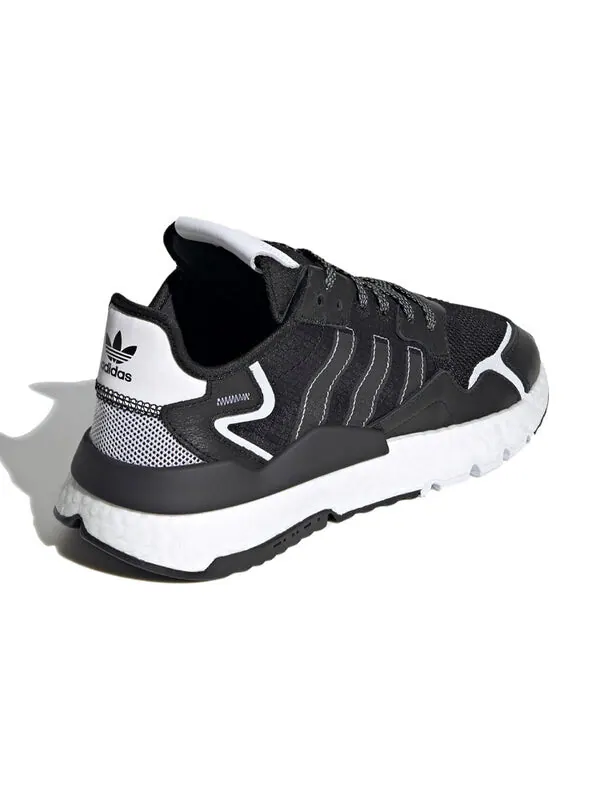 Кроссовки ночные джоггеры Adidas — изображение 4 из 4, черный/белый