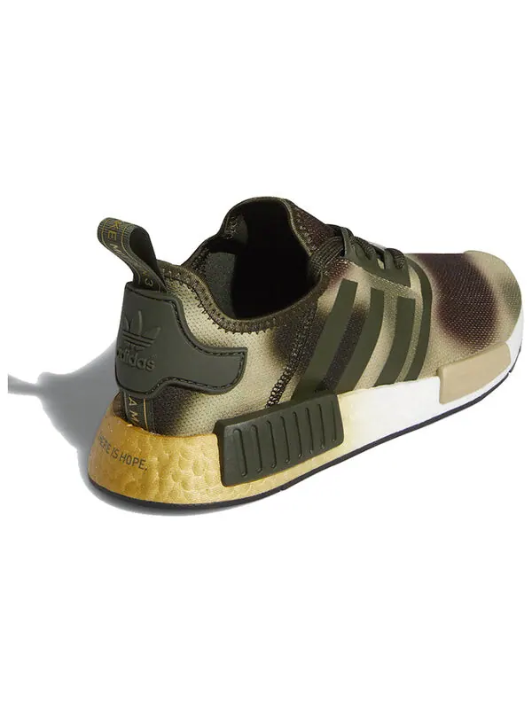 Кроссовки star wars x nmd_r1 принцесса лея Adidas — изображение 3 из 4, зеленый