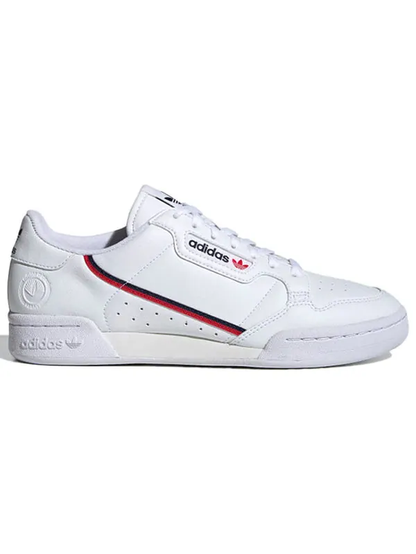 Кроссовки континентальные 80 Adidas — изображение 2 из 4, белый/черный/красный