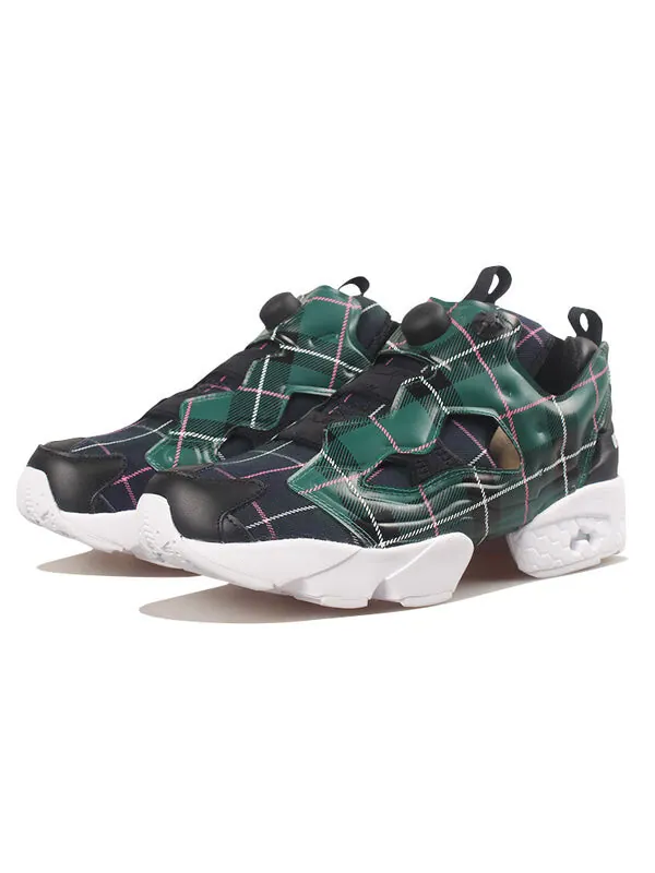 Кроссовки opening ceremony x instapump fury og 'green plaid' Reebok — изображение 3 из 4, зеленый