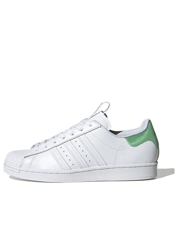 Кроссовки суперзвезда Adidas — изображение 1 из 4, белый/зеленый