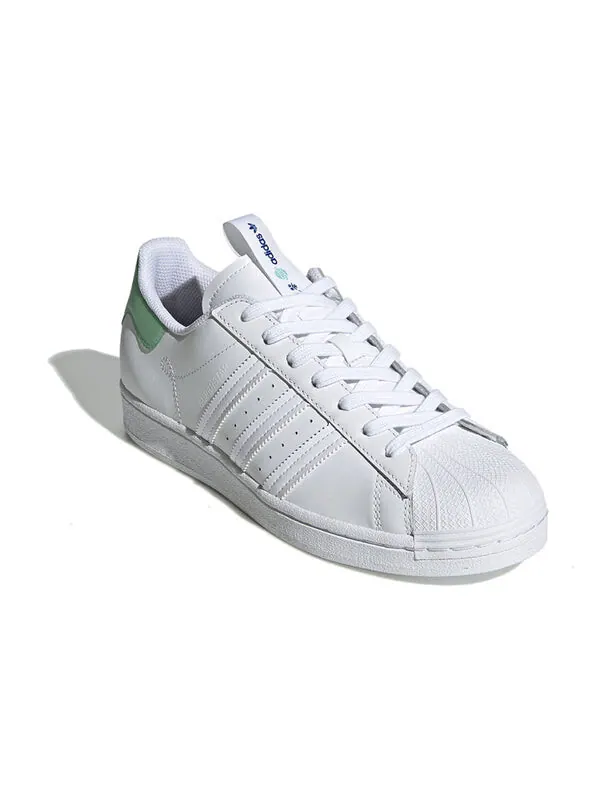 Кроссовки суперзвезда Adidas — изображение 2 из 4, белый/зеленый