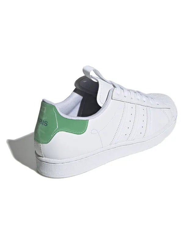 Кроссовки суперзвезда Adidas — изображение 3 из 4, белый/зеленый
