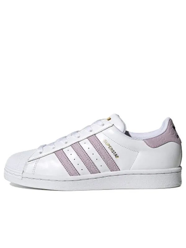Кроссовки оригиналы суперзвезда Adidas — изображение 1 из 4, белый/фиолетовый