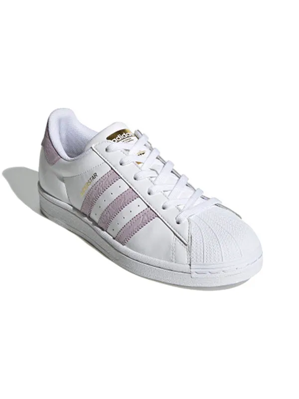 Кроссовки оригиналы суперзвезда Adidas — изображение 3 из 4, белый/фиолетовый
