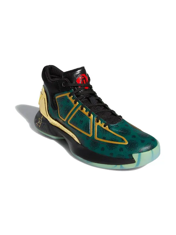 Кроссовки d rose 10 gca Adidas — изображение 2 из 4, зеленый