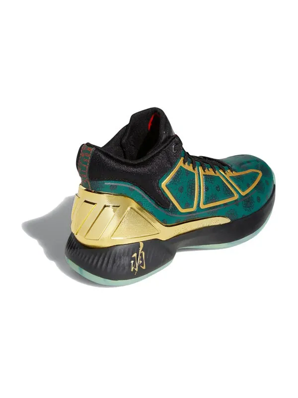 Кроссовки d rose 10 gca Adidas — изображение 3 из 4, зеленый