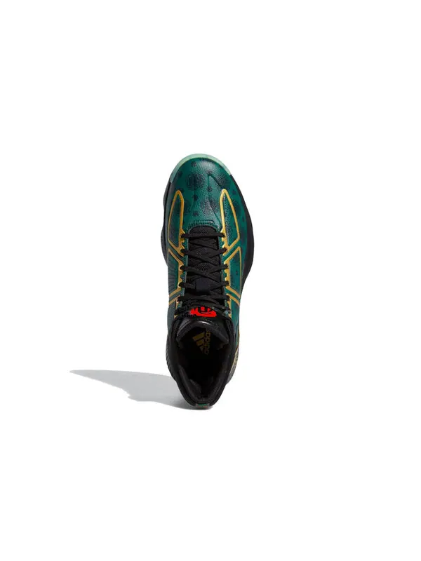 Кроссовки d rose 10 gca Adidas — изображение 4 из 4, зеленый