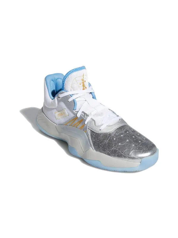 Кроссовки don выпуск #1 gca Adidas — изображение 2 из 4, белый/синий/серебристый