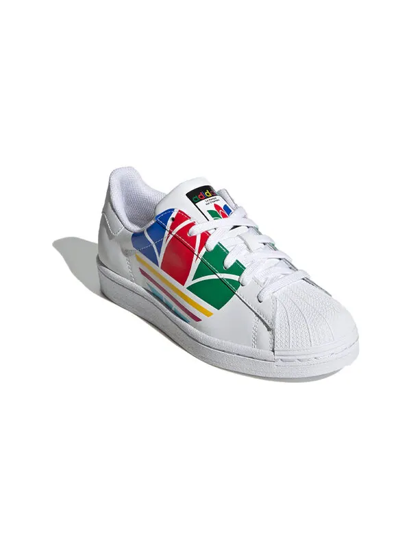 Кроссовки superstar pure j Adidas — изображение 3 из 4, белый/мульти