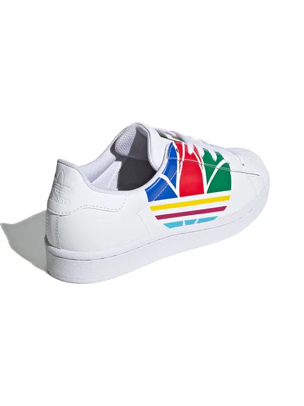 Кроссовки superstar pure j Adidas — изображение 4 из 4, белый/мульти