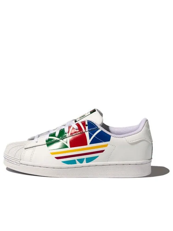 Кроссовки superstar pure j Adidas — изображение 1 из 4, белый