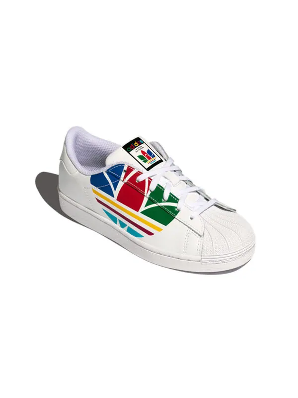 Кроссовки superstar pure j Adidas — изображение 3 из 4, белый