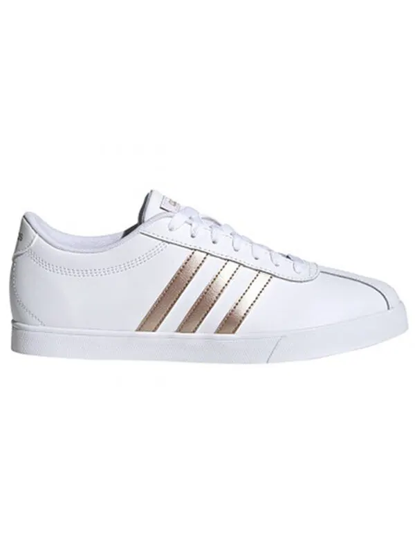 Кроссовки Courtset Adidas — изображение 2 из 4, белый/золотистый