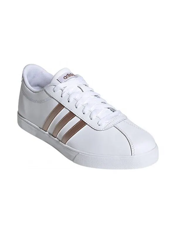 Кроссовки Courtset Adidas — изображение 3 из 4, белый/золотистый