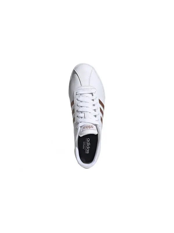 Кроссовки Courtset Adidas — изображение 4 из 4, белый/золотистый