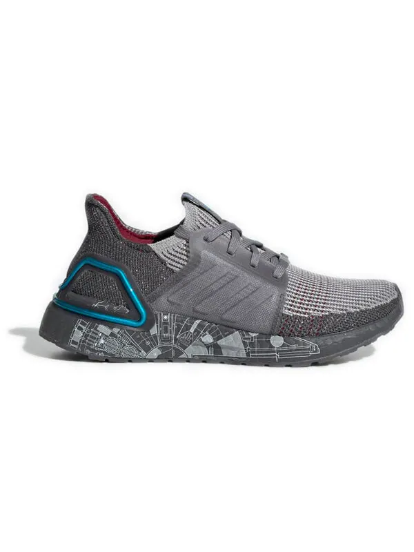 Кроссовки star wars x ultraboost 19 j Adidas — изображение 2 из 4, черный/серый