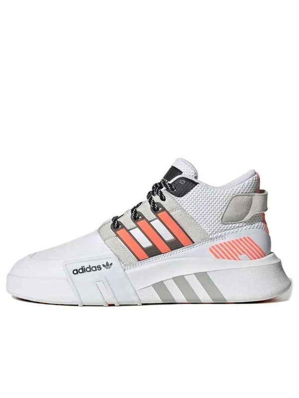 Кроссовки originals eqt bask adv v2 'white orange' Adidas — изображение 1 из 4, белый/оранжевый