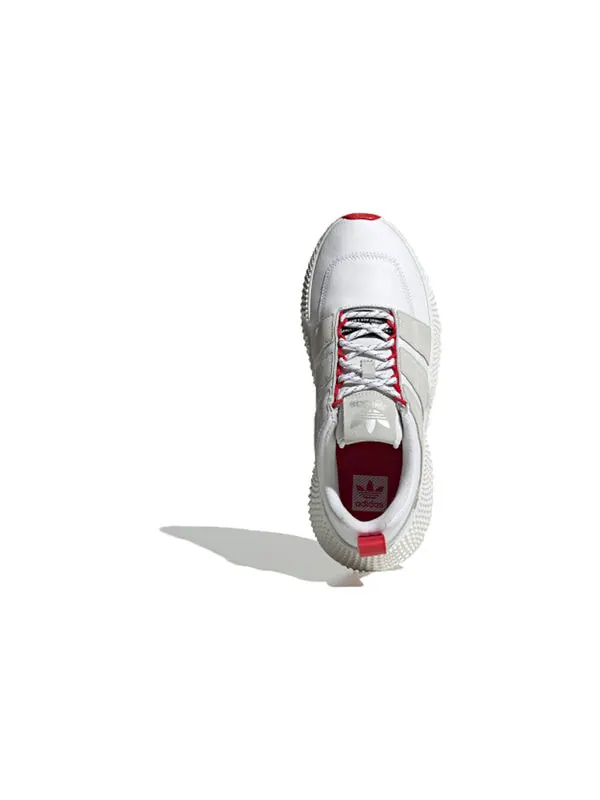 Кроссовки оригинальные prophere v2 марафонские беговые кроссовки Adidas — изображение 4 из 4, белый/серый/красный