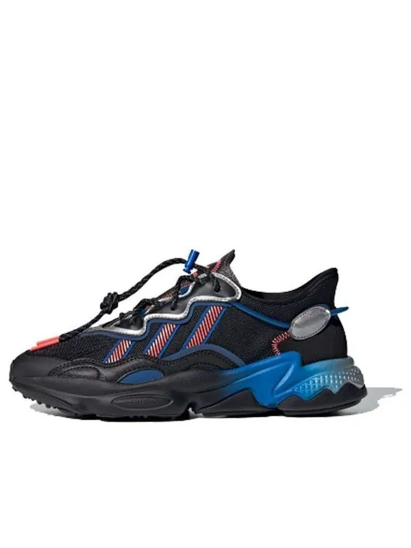 Кроссовки оригинальные ozweego спортивная повседневная обувь Adidas — изображение 1 из 4, черный/синий