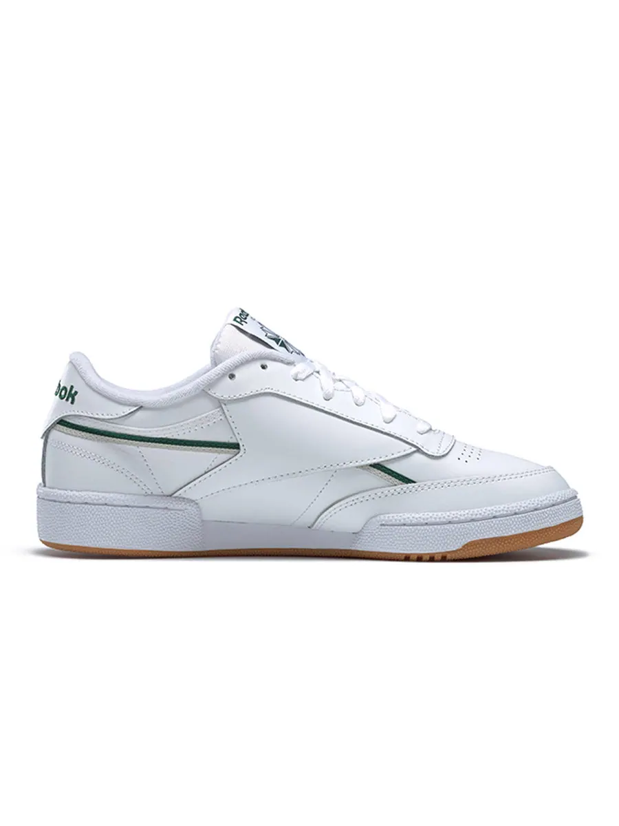 Кеды Reebok Club C 85 White Green Skate Shoes Unisex 'White Green' — изображение 2 из 6, зеленый