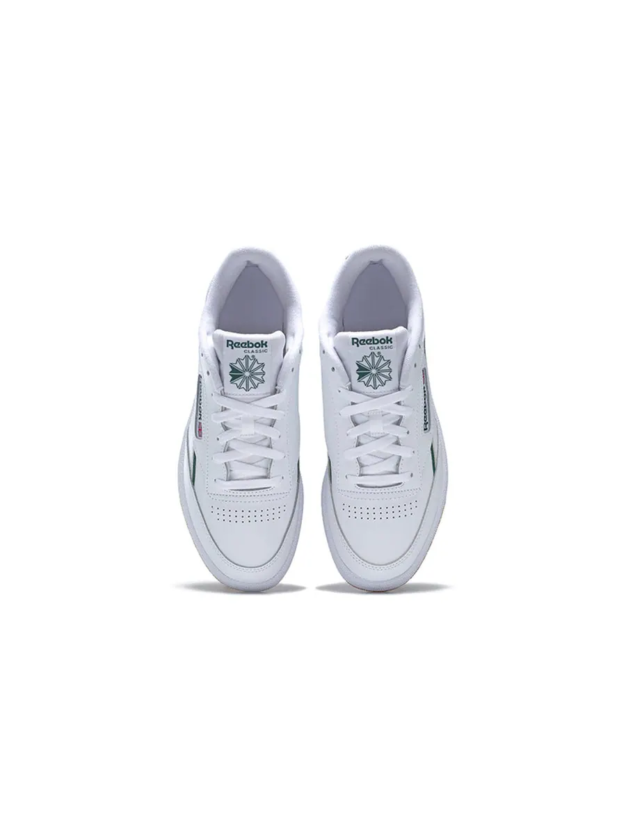 Кеды Reebok Club C 85 White Green Skate Shoes Unisex 'White Green' — изображение 5 из 6, зеленый