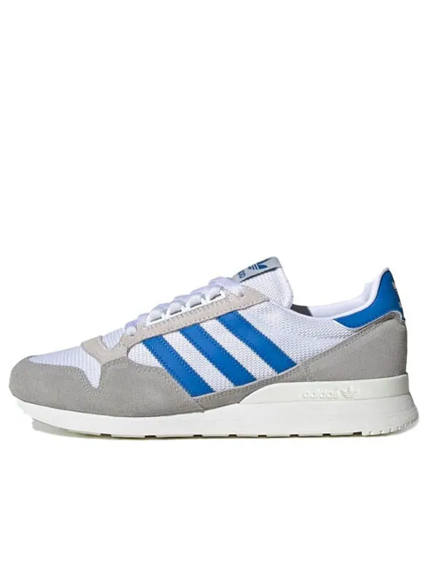 Кроссовки оригинал zx 500 Adidas — изображение 1 из 4, белый/синий/серый