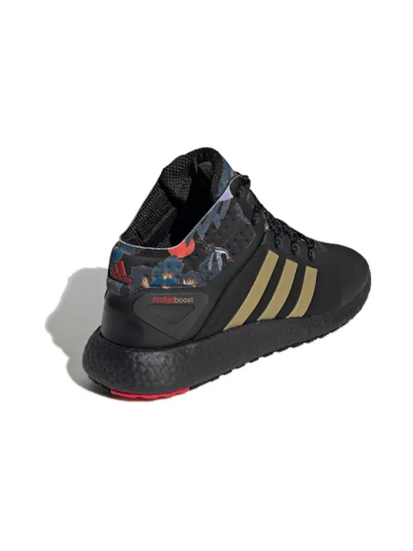 Кроссовки rocketboost mid fw Adidas — изображение 3 из 4, черный
