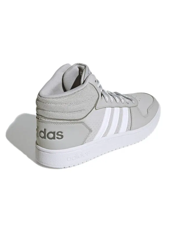 Кроссовки hoops 2.0 mid 'grey' Adidas — изображение 4 из 4, серый/белый