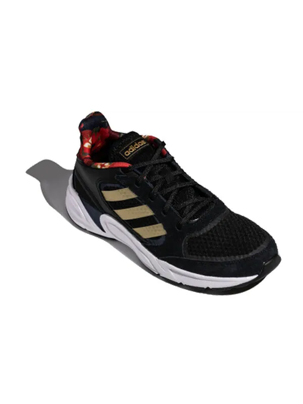 Кроссовки neo 90s valasion cny Adidas — изображение 2 из 4, черный/золотистый