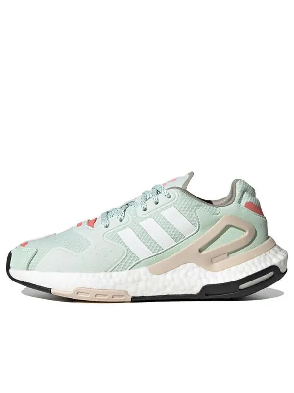 Кроссовки оригинальные дневные джоггеры Adidas — изображение 1 из 4, зеленый/белый/оранжевый