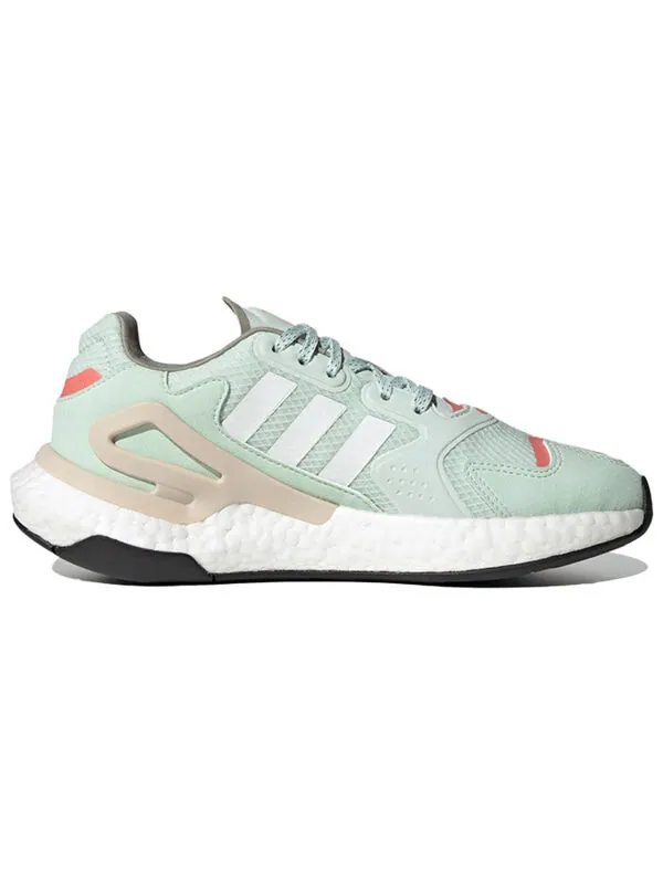 Кроссовки оригинальные дневные джоггеры Adidas — изображение 2 из 4, зеленый/белый/оранжевый