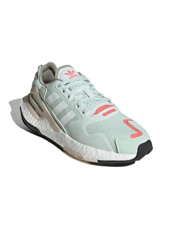 Кроссовки оригинальные дневные джоггеры Adidas — изображение 3 из 4, зеленый/белый/оранжевый