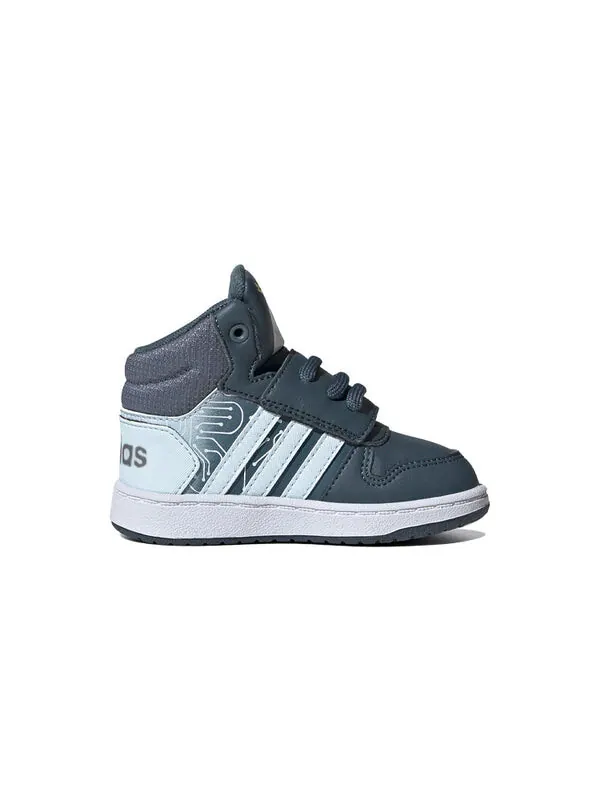 Кроссовки neo hoops mid 2.0 i Adidas — изображение 2 из 4, синий/белый