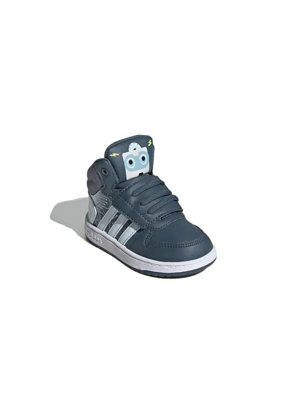 Кроссовки neo hoops mid 2.0 i Adidas — изображение 3 из 4, синий/белый