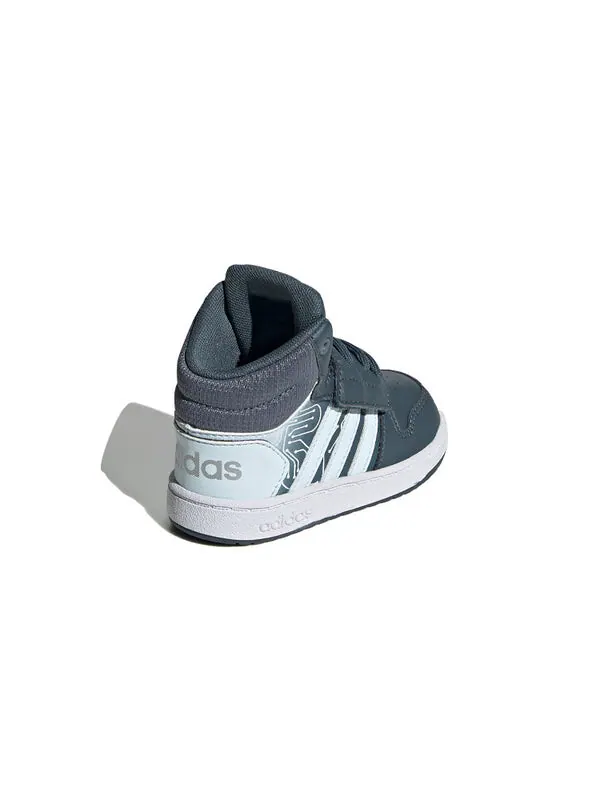 Кроссовки neo hoops mid 2.0 i Adidas — изображение 4 из 4, синий/белый