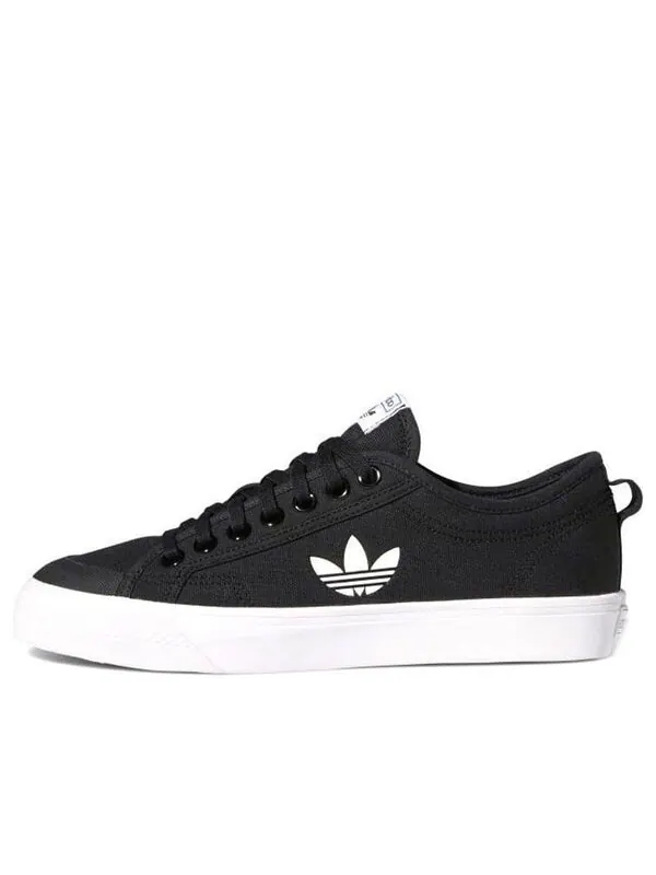 Кроссовки nizza трилистник Adidas — изображение 1 из 4, черный/белый
