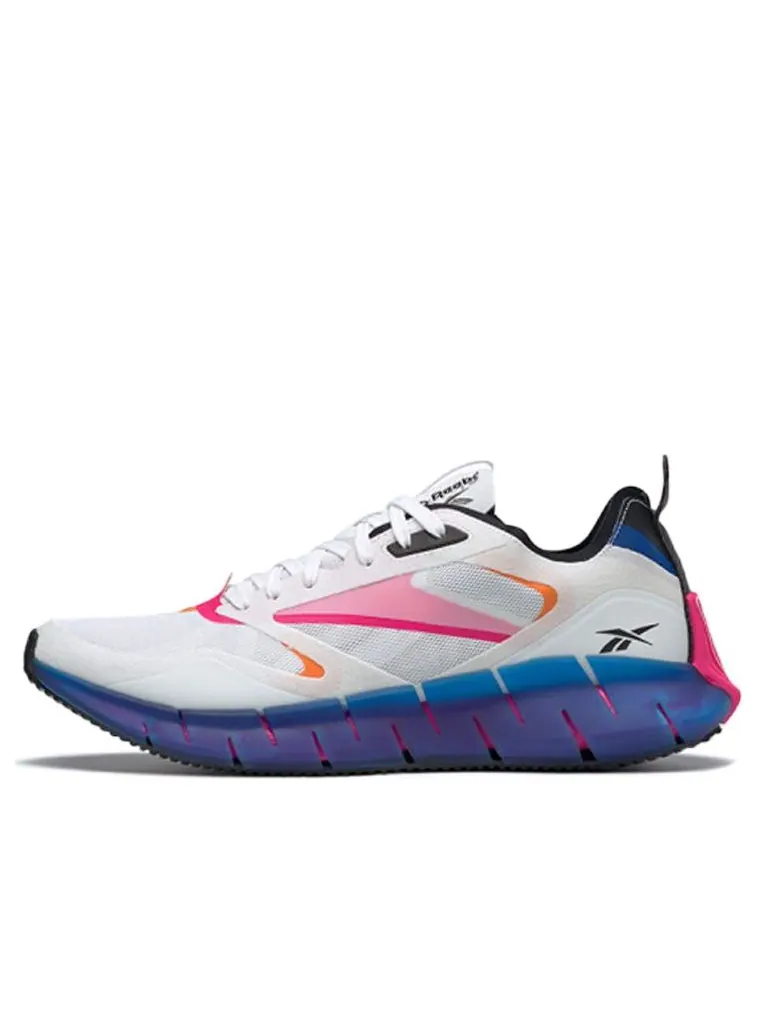 Беговые кроссовки Reebok Zig Kinetica Horizon 'White Pink' — изображение 1 из 6, белый