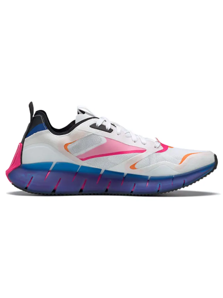 Беговые кроссовки Reebok Zig Kinetica Horizon 'White Pink' — изображение 2 из 6, белый