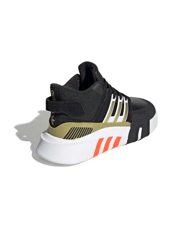 Кроссовки оригиналы eqt bask adv v2 Adidas — изображение 3 из 4, черный/золотистый/белый