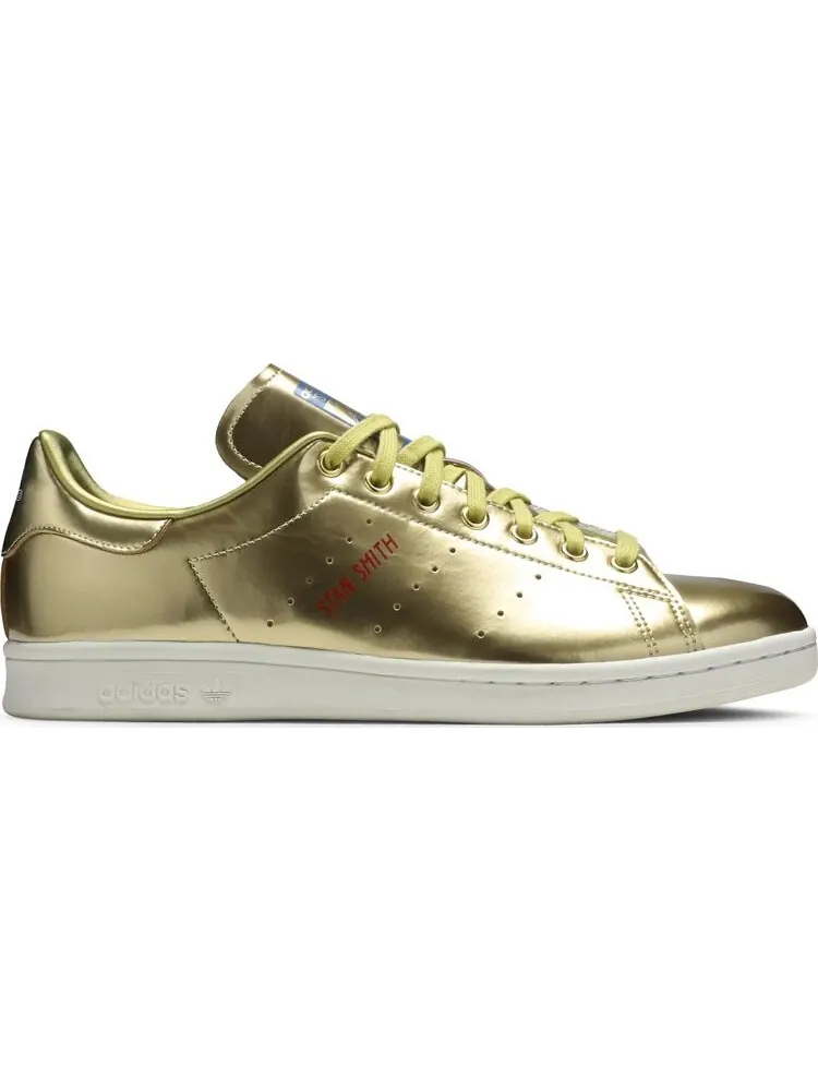 Кроссовки Adidas Stan Smith Unisex 'Metallic Pack - Gold' — изображение 1 из 8, золото