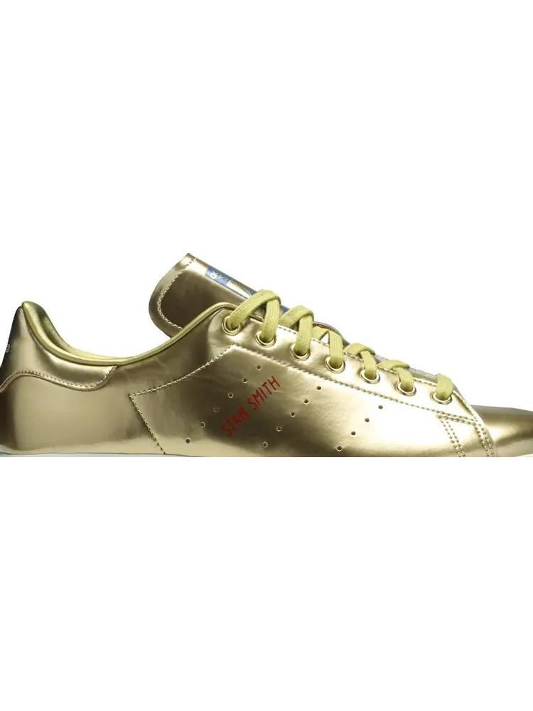 Кроссовки Adidas Stan Smith Unisex 'Metallic Pack - Gold' — изображение 2 из 8, золото