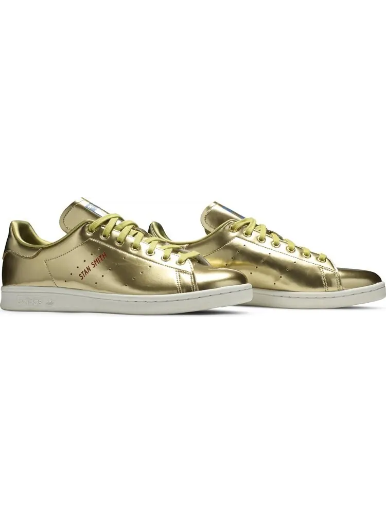 Кроссовки Adidas Stan Smith Unisex 'Metallic Pack - Gold' — изображение 8 из 8, золото