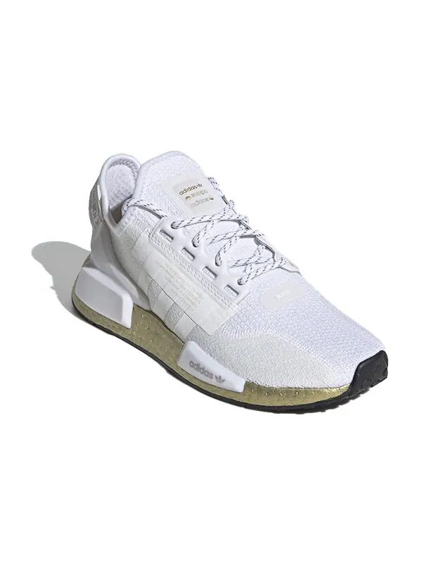 Кроссовки nmd_r1 v2 Adidas — изображение 2 из 4, белый