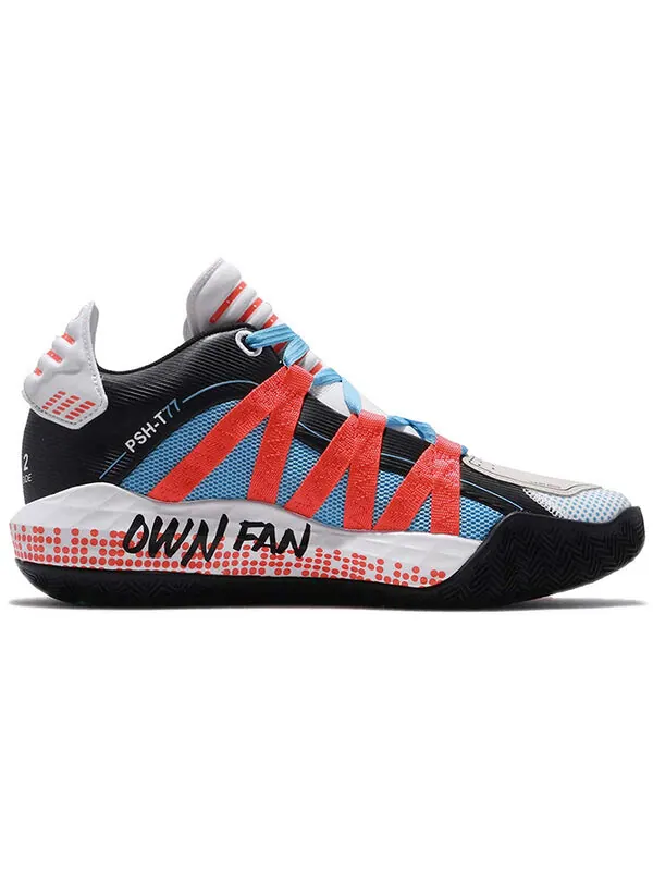 Кроссовки pusha tx dame 6 Adidas — изображение 2 из 4, белый/синий/оранжевый